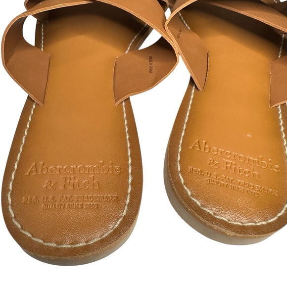Abercrombie & Fitch Sandals Brown Size 8/9 - Picture 6 of 7